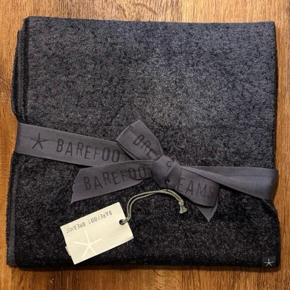 NWT Barefoot Dreams CozyChic Lite Confetti Scarf Deep Sea Blue Indigo OS - Picture 1 of 5